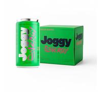 Joggy Clean Energy Drink | Solar Mango (4pk) | Organic Pre Workout Beverage with 150mg Guayusa Caffeine & No Added Sugar | Plant-Based, Gluten Free, Non-GMO, Vegan, Non-Jittery Focus Drink
