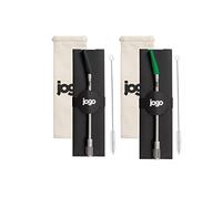 JoGo - Portable brew straw for coffee and tea - Reusable stainless steel coffee maker with single-serve strainer - Filter function for hot and cold brew - Ideal for coffee
