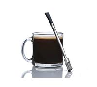 JoGo - Portable Coffee and Tea Brewing Straw - Reusable Coffee Maker Made of Stainless Steel with Single Serve Strainer - Filter Function for Hot and Cold Brew - Ideal for Coffee and Loose Leaf Teas