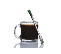 JoGo - Portable Coffee and Tea Brewing Straw - Reusable Coffee Maker Made of Stainless Steel with Single Serve Strainer - Filter Function for Hot and Cold Brew - Ideal for Coffee and Loose Leaf Teas