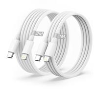 Jogrytece iPhone Charger Cable USB C to Lightning 2Pack 1M+2M [MFi certified] Type C Power Delivery fast charging cable for iPhone 14/13/12/11/XS/XR/X/8/iPad