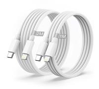 Jogrytece iPhone Charger Cable USB C to Lightning 2Pack 1M+2M [MFi certified] Type C Power Delivery fast charging cable for iPhone 14/13/12/11/XS/XR/X/8/iPad