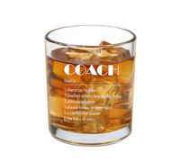 Jogskeor Coach Whiskey Glass Gifts for Baseball Football Soccer Volleyball Basketball, Coach Present for Birthday Christmas, Thank You Coach Appreciation Gifts for Men
