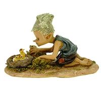 Joh. Vogler GmbH Wonderful discovery Pixie discovers duck nest in reeds 15 cm figure goblin fairy mythical creatures