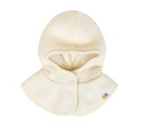 Joha Baby Children's Unisex Scarf Hat Unbuttoned Balaclava Merino Wool - Beige - 48 cm