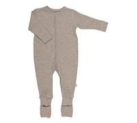 Joha Baby Jumpsuit (Also Premature) 100% Wool Natural - Brown - 80 cm