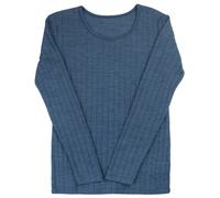 Joha - Kid's Blouse Long Sleeves - Merino longsleeve size XS, blue