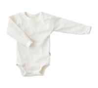 Joha - Kid's Body L/S - Merino base layer size 100, white