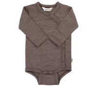 Joha - Kid's Body With Side Closing - Merino base layer size 50, brown