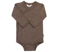 Joha - Kid's Body with Wrap-Around - Merino base layer size 40, brown