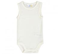 Joha - Kid's Body without Sleeves - Merino base layer size 110, white