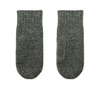 Joha, Women's 100% Wool Mitten, Anthracite mottled, M