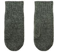 Joha, Women's 100% Wool Mitten, Anthracite mottled, M