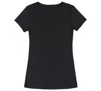 Joha - Women's Blouse S/S - Merino base layer size S, black