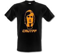 JOHAN CRUYFF DUTCH MASTER Football Legend Retro Gildan Heavy Cotton t-shirt Small - XXL