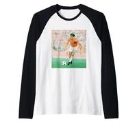 Johan Cruyff in Action Holland Argentina World Cup Football Raglan Baseball Tee