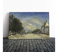 Johan Jongkind The Boulevard de Port-Royal, Pris Canvas Print | Gallery Wrapped 30mm Frame Wall Art | 20x14 inches | Ready to Hang | Contemporary Picture | Living Room Bedroom Lounge Office