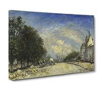 Johan Jongkind The Boulevard de Port Royal, Pris Canvas Print | Gallery Wrapped 30mm Frame Wall Art | 30x20 inches | Ready to Hang | Classic Picture | Living Room Bedroom Lounge Office