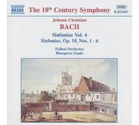Johann Christian Bach J.C. Bach: Sinfonias Op.18, Nos. 1-6 (CD) (US IMPORT)