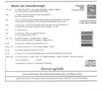 Johann Christian Bach - Music for Gainsborough (Abel · JC Bach · Giardini · Linley · Straube) /Charivari Agréable