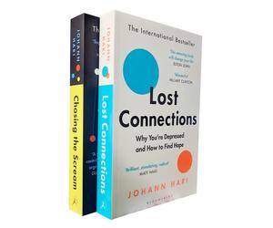 Johann Hari Collection 2 Books Set Chasing the Scream, Lost Connections