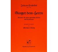 Johann Pachelbel-Singet dem Herrn-SATB/SATB and BC