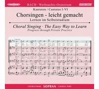 Johann Sebastian Ba Weihnachtsoratorium, BWV 248, Chorstimme Sopran, 2 Aud (CD)