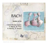 Johann Sebastian Bac - Sonates En Trio - A Deux Fleustes Esgales - CD - K4z