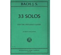 Johann Sebastian Bach-33 Solos For The Virtuoso Flutist (Stallman)-Flute