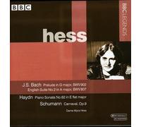 Johann Sebastian Bach - Bach; Haydn; Schumann - Piano Works - Myra Hess