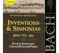 Johann Sebastian Bach - Bach: Inventions & Sinfonias, BWV 772-801 (Edition Bachakademie Vol 106) /Koroliov (piano)