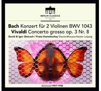 Johann Sebastian Bach Bach: Konzert Fur 2 Violinen, BWV 1043/... (Vinyl)
