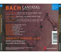 JOHANN SEBASTIAN BACH: CANTATAS, BWV 140,61 & 29 NEW CD