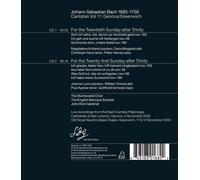 JOHANN SEBASTIAN BACH: CANTATAS, VOL. 11 NEW CD