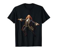 Johann Sebastian Bach Composer Dancing Portrait T-Shirt