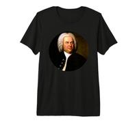 Johann Sebastian Bach Composer Portrait Premium T-Shirt