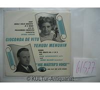 Johann Sebastian Bach - Gioconda De Vito / Yehudi Menuhin - Bach Double Violin Concerto in D Minor & Handel Trio Sonata No. 2 in D - De Vito and Menuhin [Vinyl-EP].