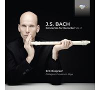Johann Sebastian Bach : J.S. Bach: Concertos for Recorder - Volume 2 CD (2022)