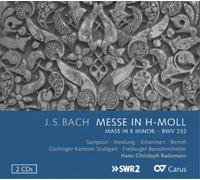 Johann Sebastian Bach J. S. Bach: Mass in B Minor, BWV232 (CD) Album (US IMPORT)