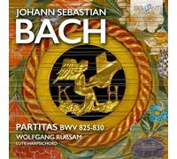Johann Sebastian Bach : Johann Sebastian Bach: Partitas BWV 825-830 CD 2 discs