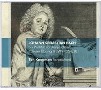 Six Partitas for Harpsichord BWV 825-830 by Bach, J.S.