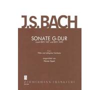 Johann Sebastian Bach-Sonate G-Dur-Flute and Obligatory Harpsichord