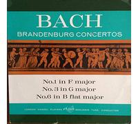 Johann Sebastian Bach The London Handel Players / Benjamin Tuke - Brandenburgische Concertos No.1 In F Major - No. 3 In G Major - No.6 In B Flat Major-LP