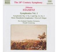 Johann Stamitz Johann Stamitz: Symphonies Vol.1 (CD) Album (US IMPORT)