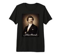 Johann Strauss Composser Pianist Premium T-Shirt