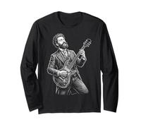 Johann Strauss Guitar Composser Pianist Long Sleeve T-Shirt
