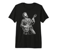 Johann Strauss Guitar Composser Pianist Premium T-Shirt