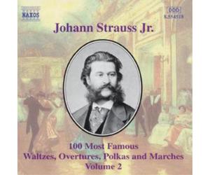 Johann Strauss II J. Strauss Jr.: 100 Most Famous Works Vol. 2 (CD) (US IMPORT)