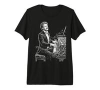 Johann Strauss Piano Composser Pianist Premium T-Shirt