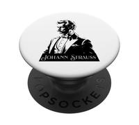 Johann Strauss Wiener Waltz Music Waltz King Operetta PopSockets Adhesive PopGrip